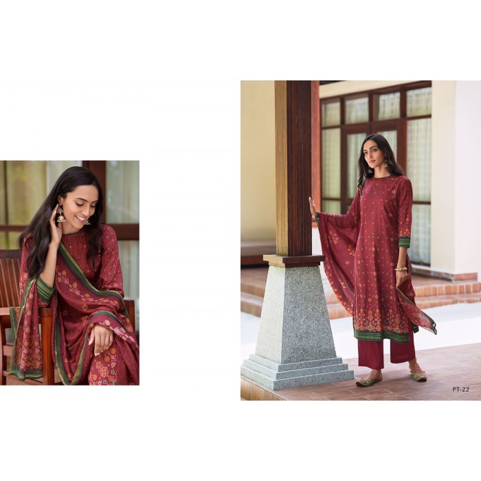 Varsha Ehrum Patola Pure Cotton Dress Materials